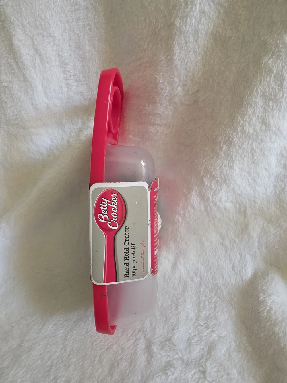 Betty Crocker Hand Held Grater - Bright Pink